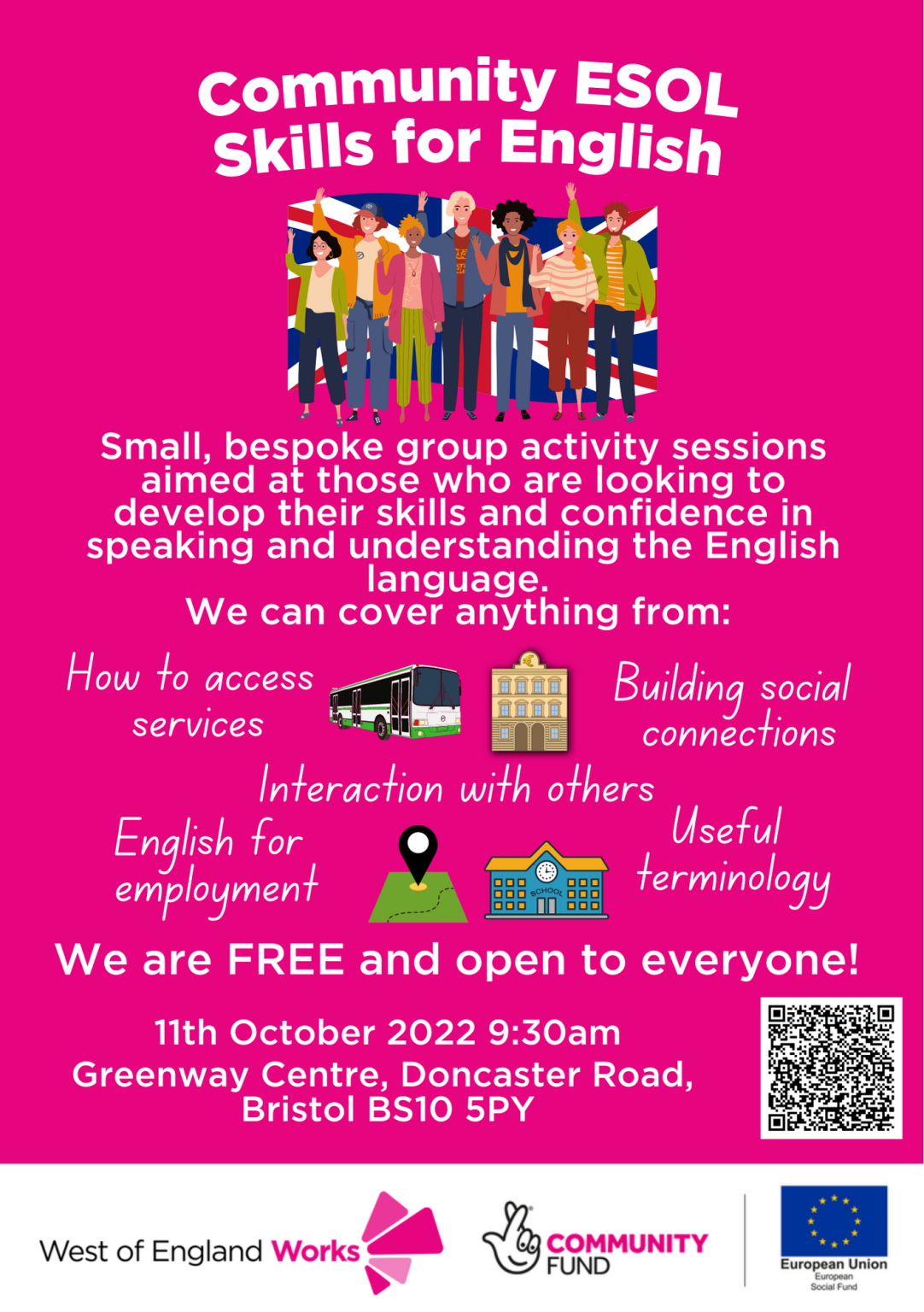 ESOL Courses Beginning Now at Greenway – The Mead BS10 – Southmead News ...